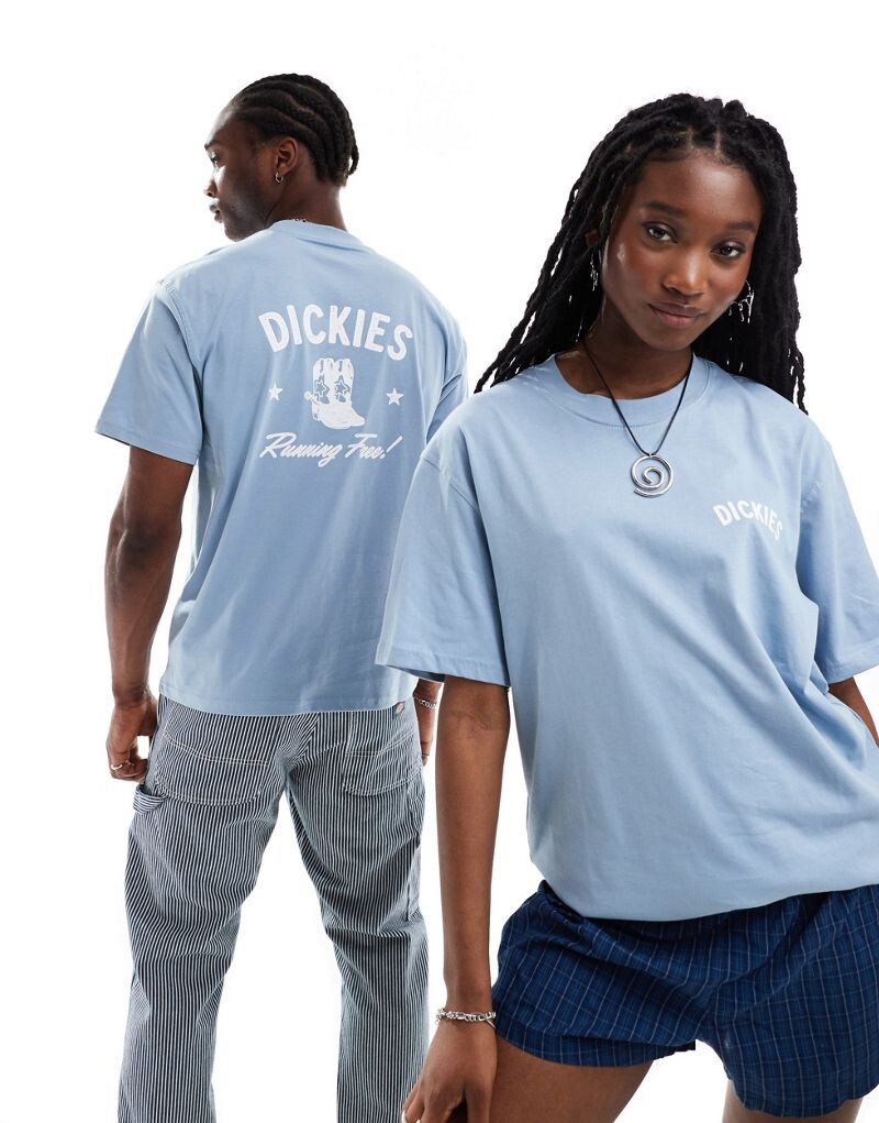 

Синяя футболка с длинными рукавами Dickies Peterburg