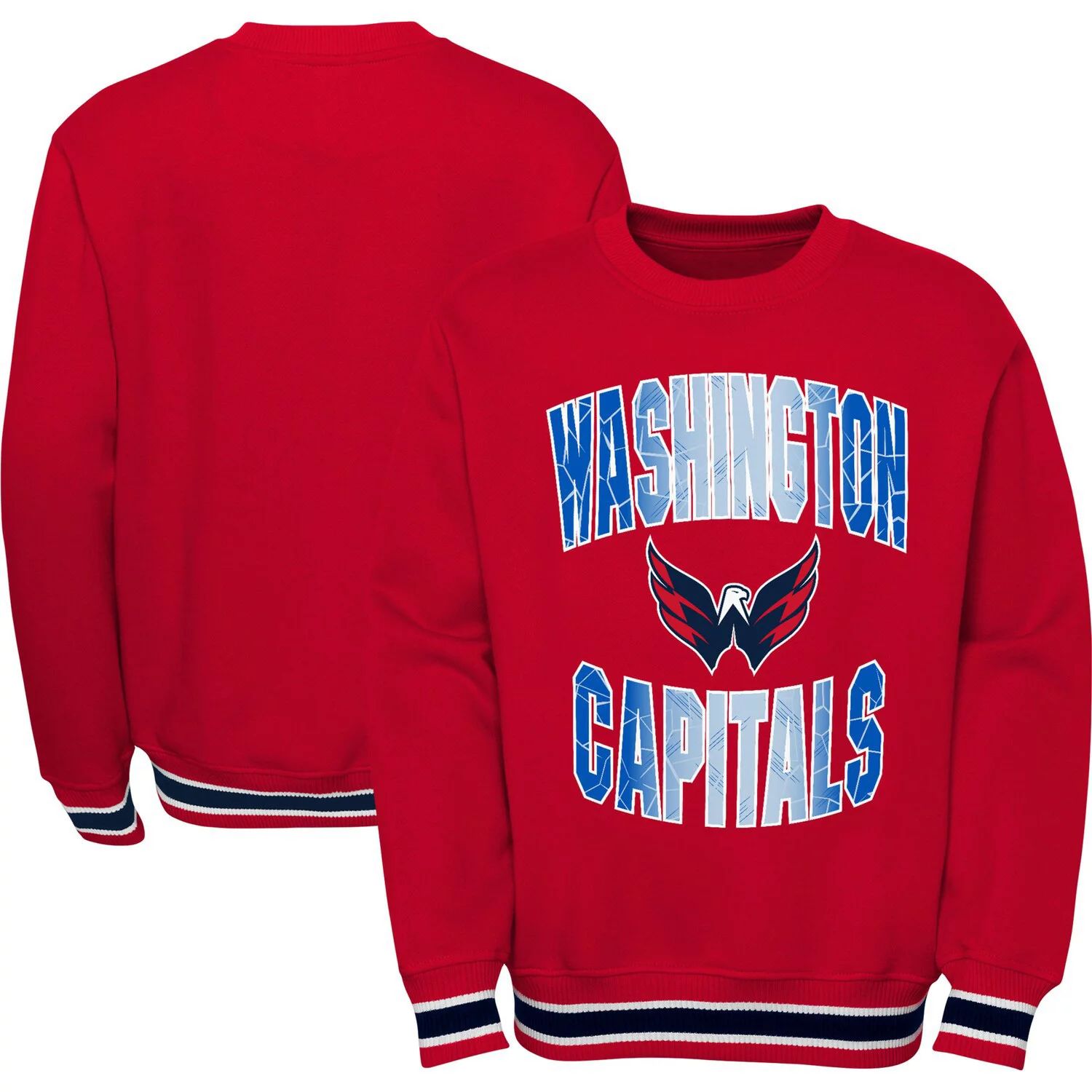 

Молодежный красный пуловер Washington Capitals Classic Blueliner Толстовка Outerstuff