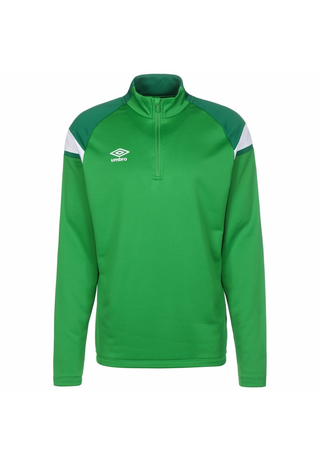 

Флисовая толстовка 1/2 Zip Trainings Umbro, цвет tw emerald/lush meadows/brilliant white
