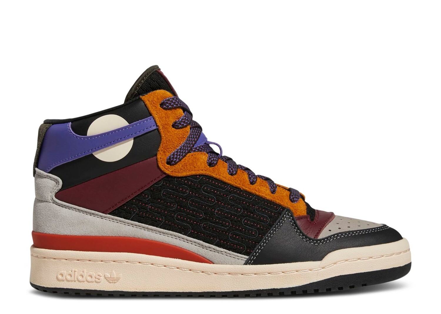 

Кроссовки adidas Forum Mid 'Patchwork', черный