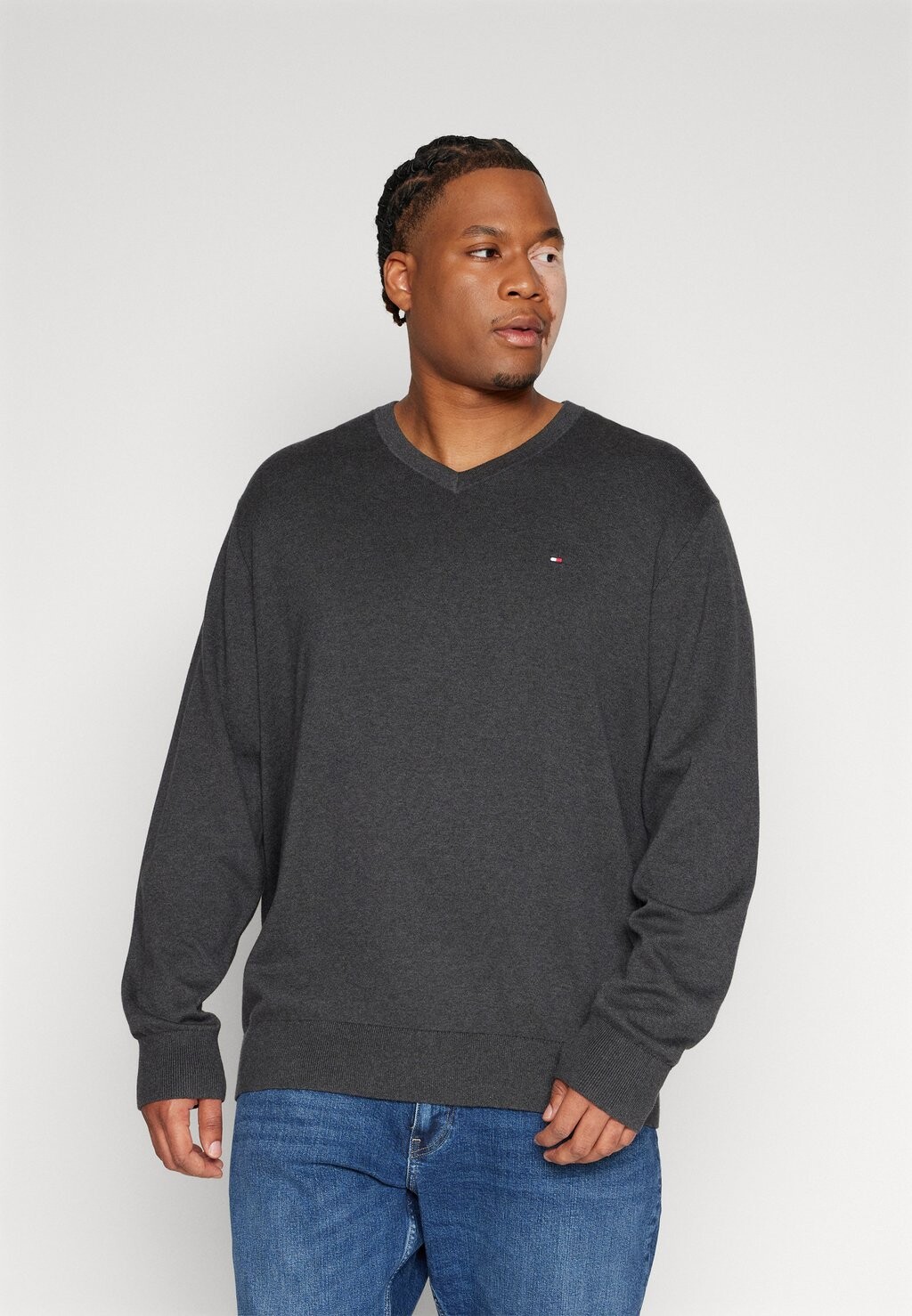 

Свитер CLASSIC V NECK Tommy Hilfiger, темно-серый вереск