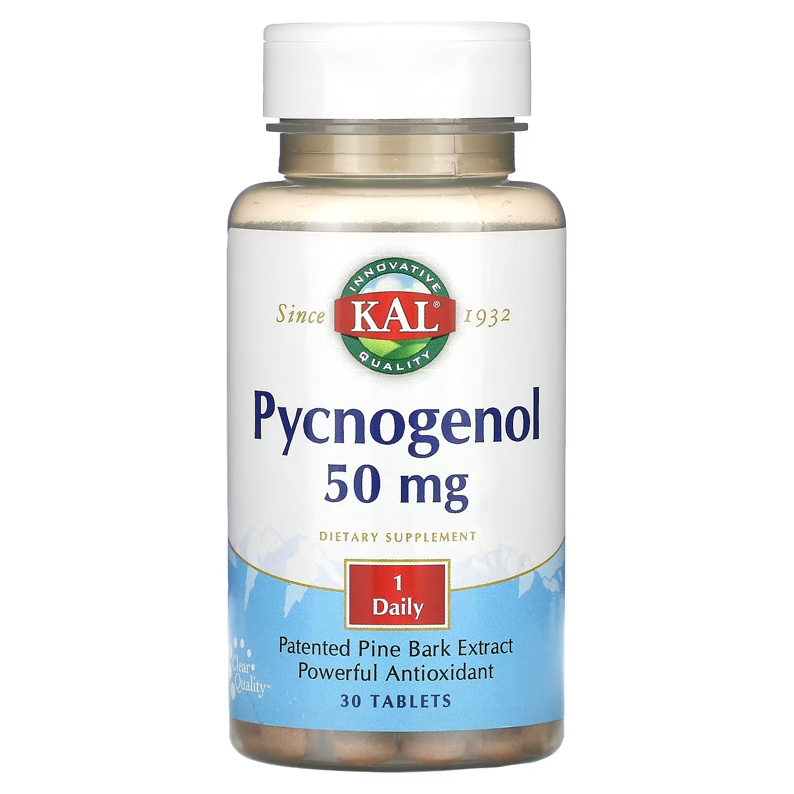 Пикногенол Kal 50 мг, 30 таблеток kal пикногенол 50 мг 30 таблеток
