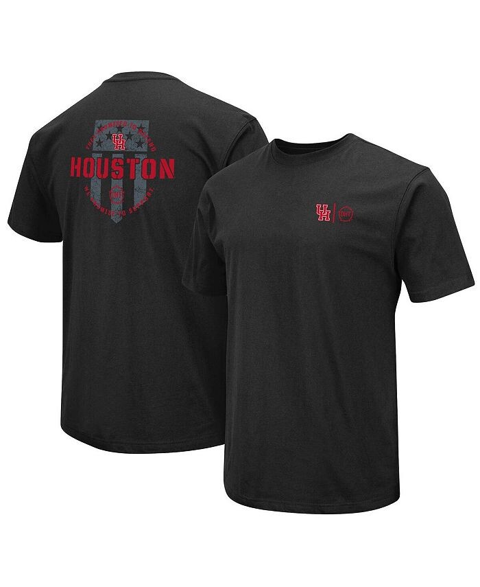

Мужская черная футболка в военном стиле Houston Cougars OHT Colosseum, черный