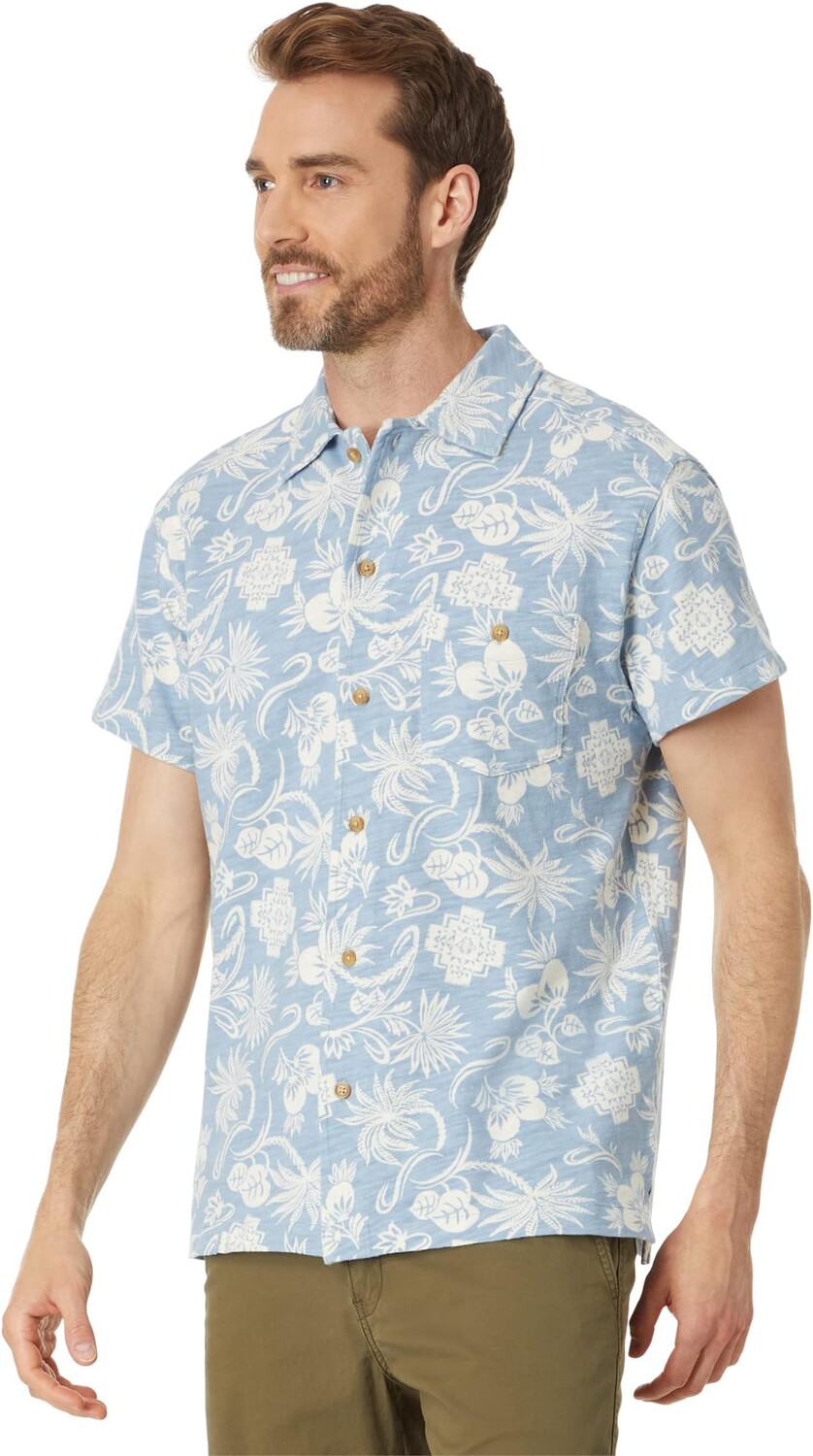 

Трикотажная рубашка Wayside с коротким рукавом Pendleton, цвет Surf Blue