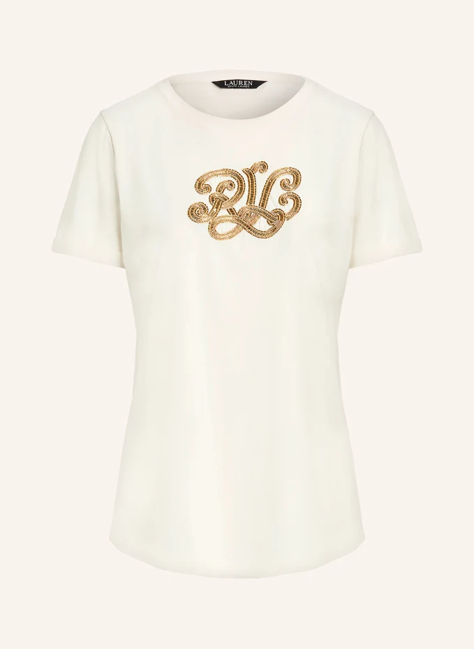 

Футболка с драгоценными камнями Lauren Ralph Lauren, желтый