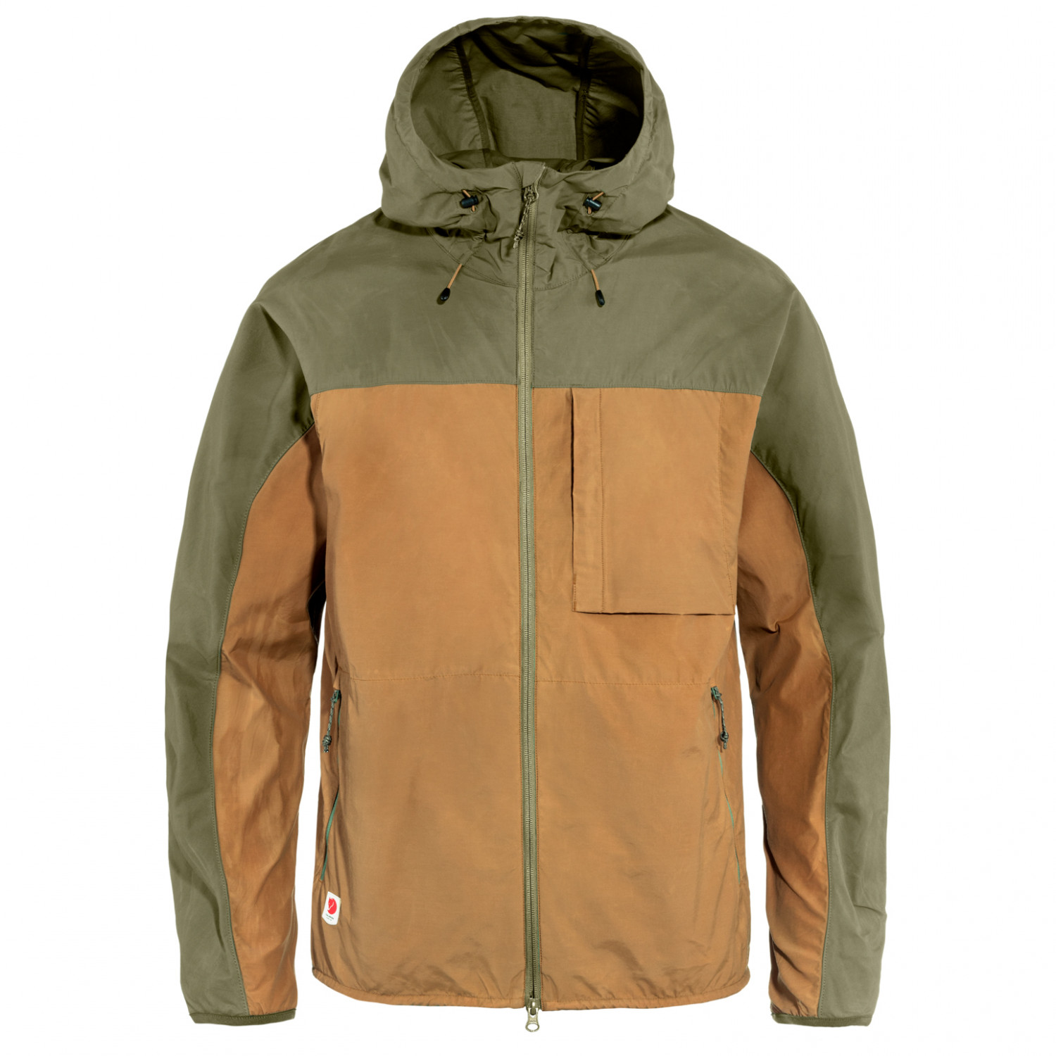 цена Повседневная куртка Fjällräven High Coast Wind, цвет Buckwheat Brown/Green
