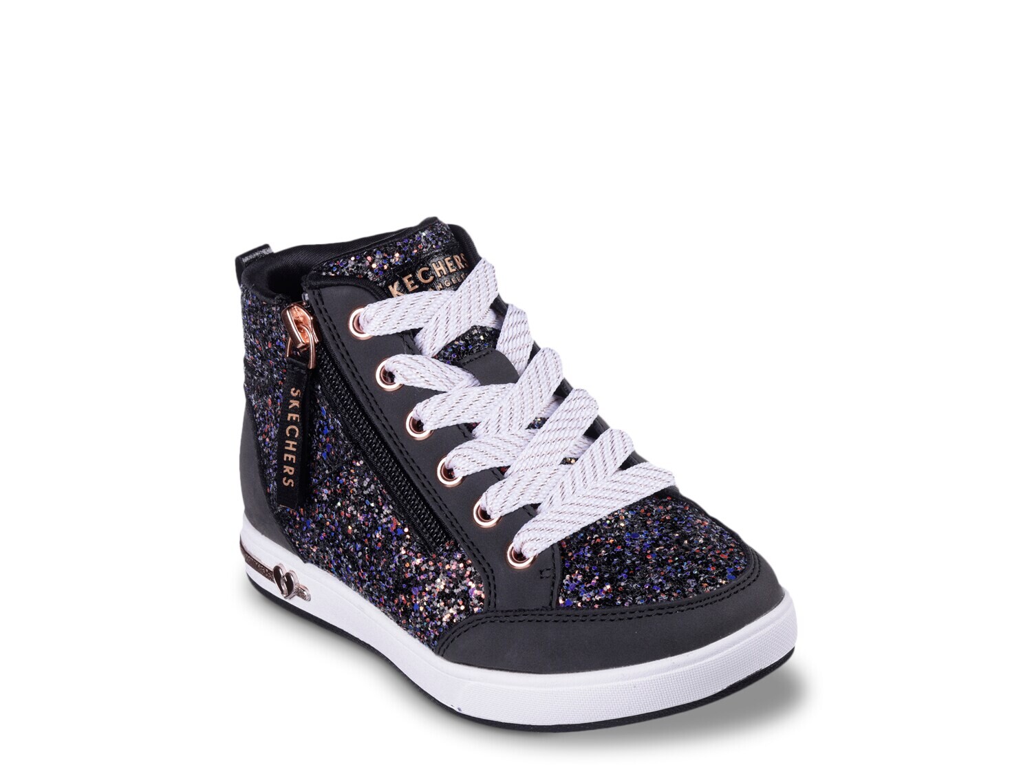 Кроссовки детские Skechers Street Shoutouts 2.0 Glitter Step, черный