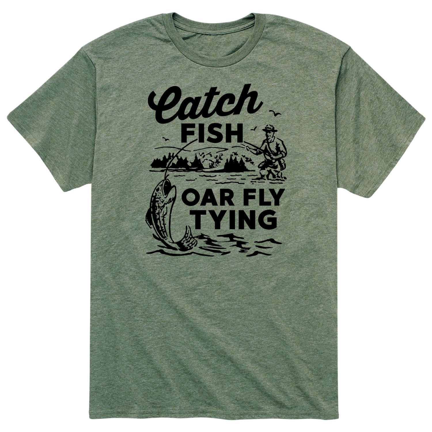 Мужская футболка Catch Fish Sor Fly Trying Licensed Character