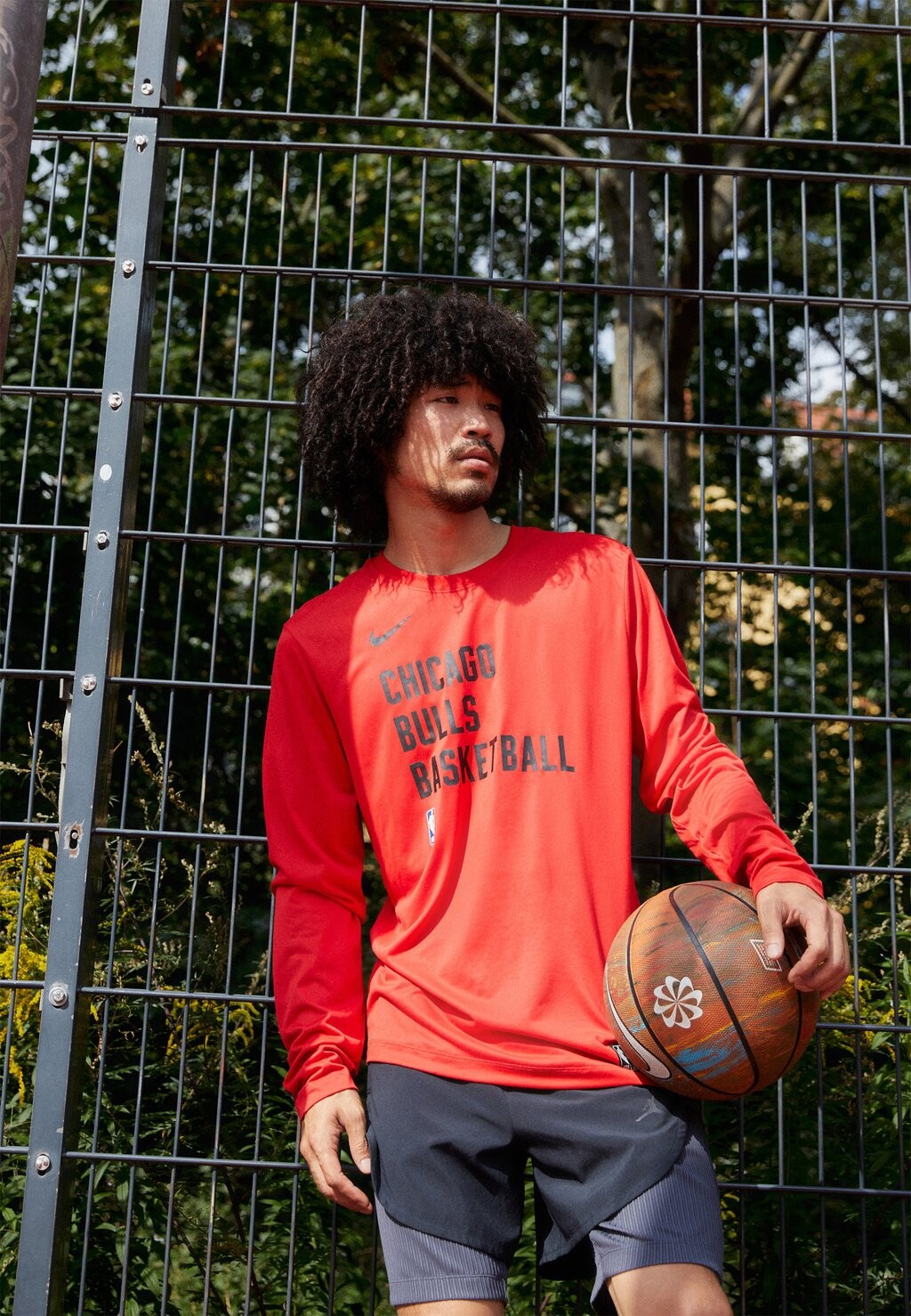 

Team ФУТБОЛКА NBA CHICAGO BULLS Nike, университетский красный