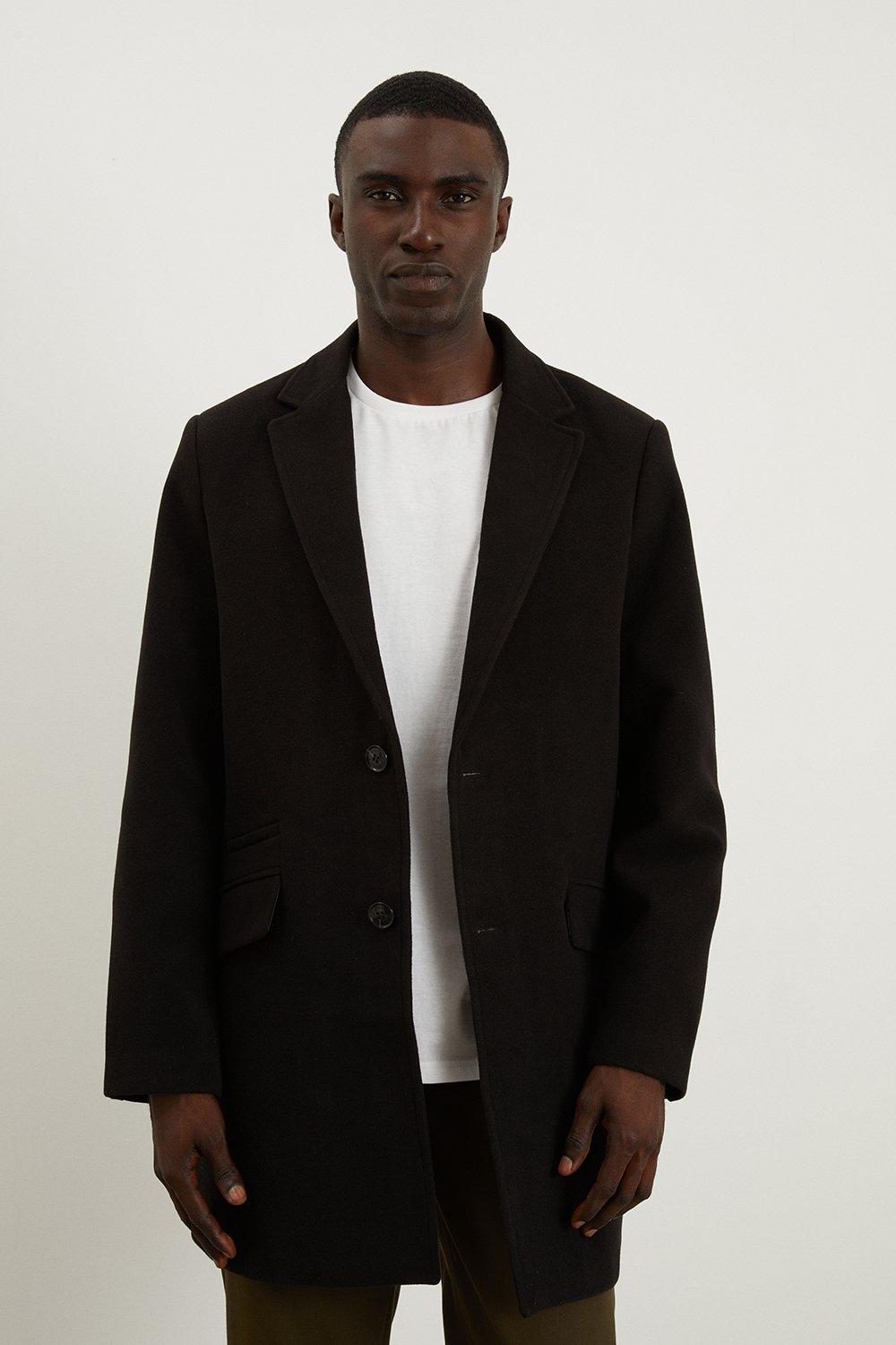 Пальто Epsom с двумя пуговицами Signature Burton, черный