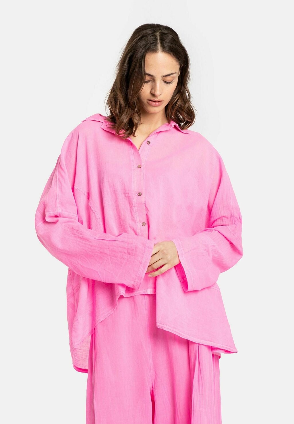 

Рубашка-блузка HEAT OF THE NIGHT Free People, розовый