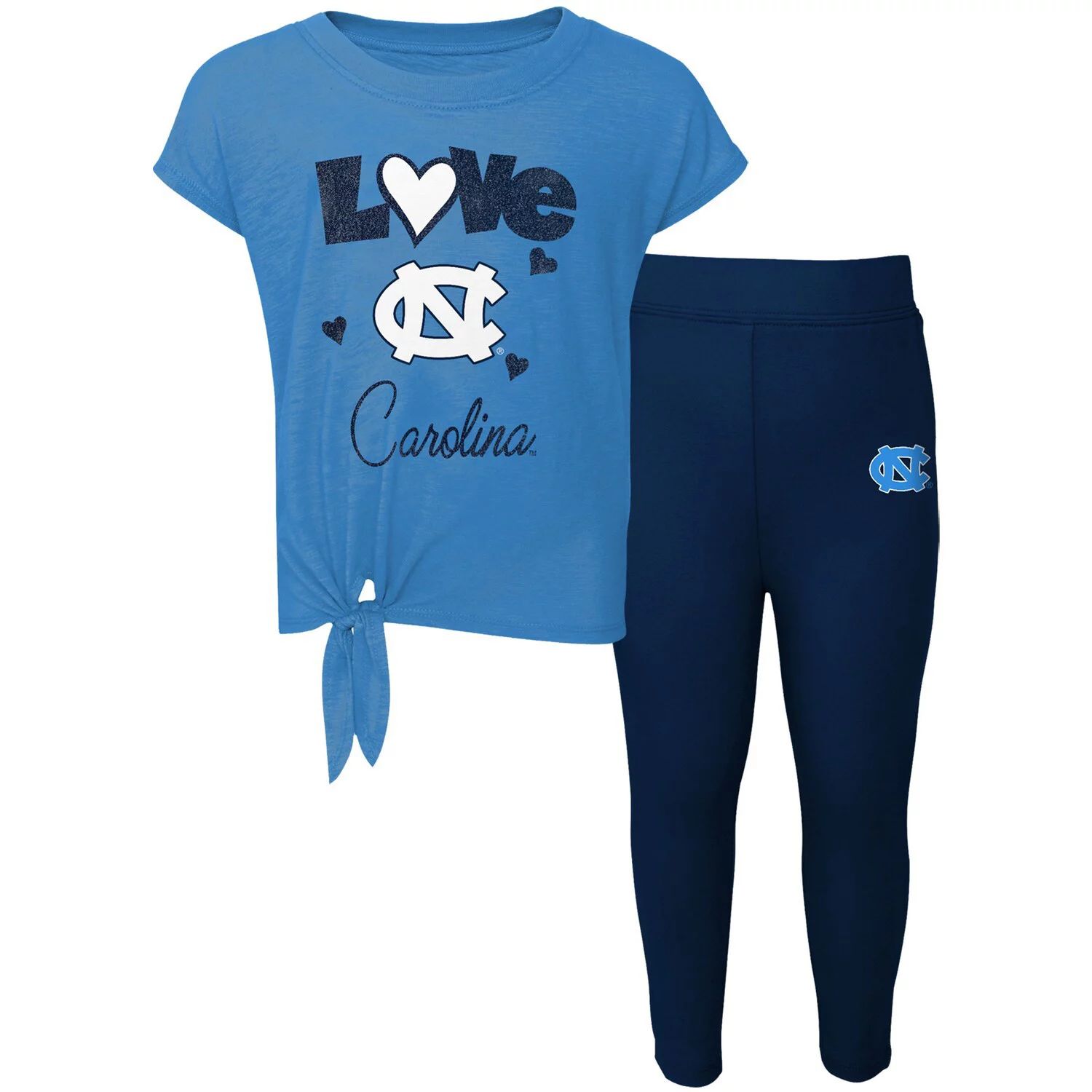 

Комплект из футболки и леггинсов Forever Love Team для малышей Carolina Blue/темно-синий North Carolina Tar Heels Forever Love Team Outerstuff