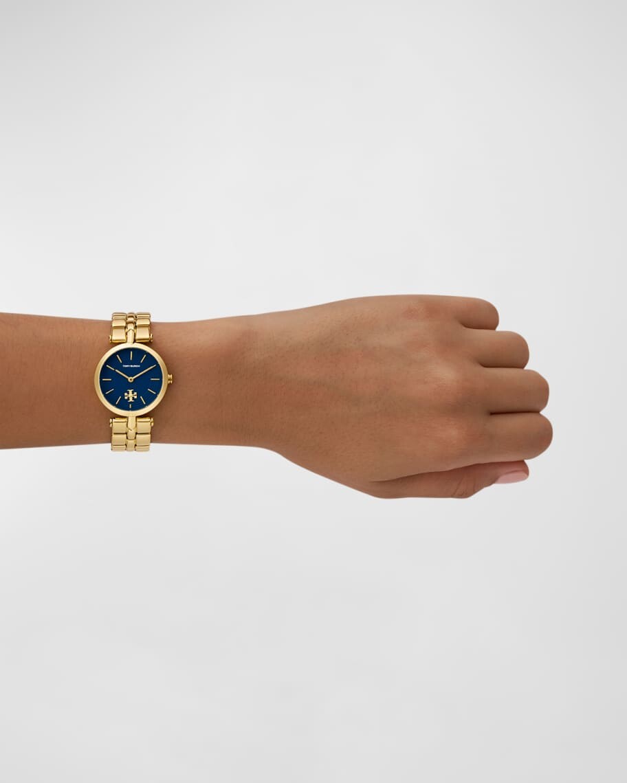 

Часы Kira, нержавеющая сталь золотистого цвета Tory Burch