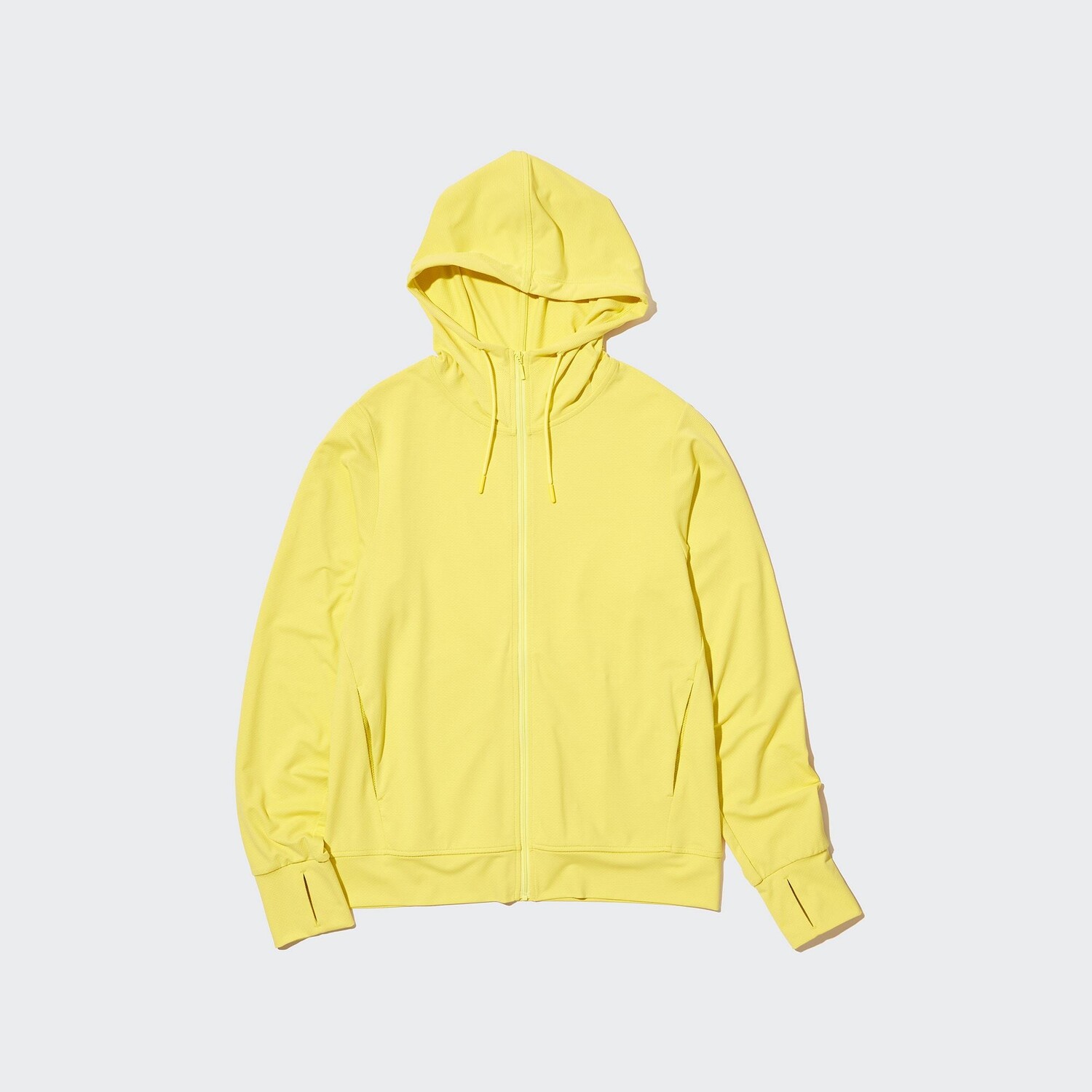 

Толстовка Uniqlo Airism с капюшоном-сеточкой, желтый
