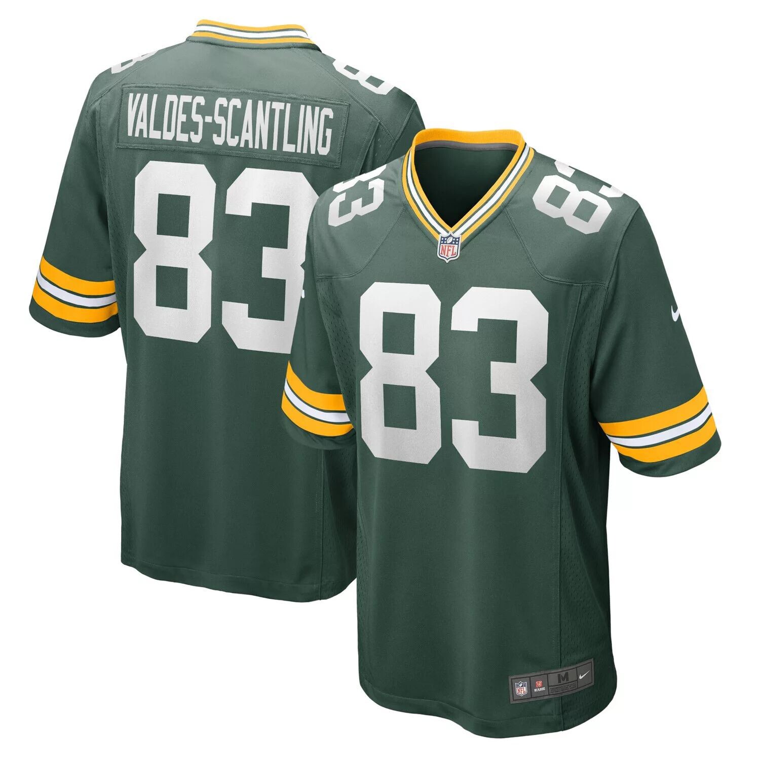 

Мужская футболка команды Marquez Valdes-Scantling Green Green Bay Packers Game Team Nike