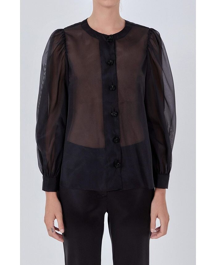 

Женский топ Ganza Jewel Top endless rose, черный