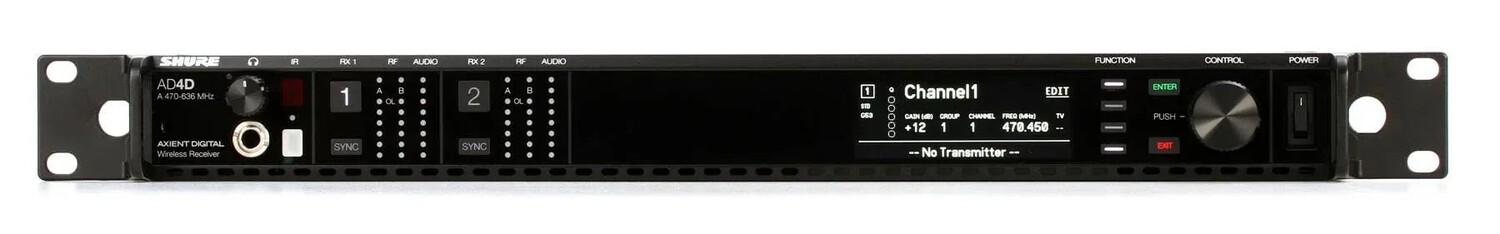 

Двухканальный цифровой беспроводной приемник Shure AD4DNP