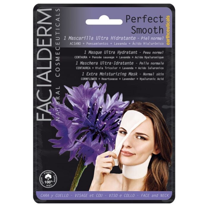 

Маска для лица Mascarilla Facial Hidratante Perfect Smooth - Flor de Aciano Facialderm, 30 ml
