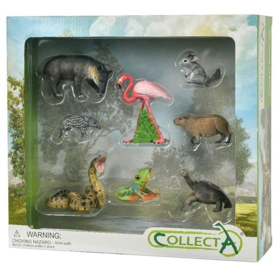 игровые фигурки collecta камерунский гребенчатый хамелеон Ollecta, Коллекционная фигурка, диких животных в подарочной коробке Collecta