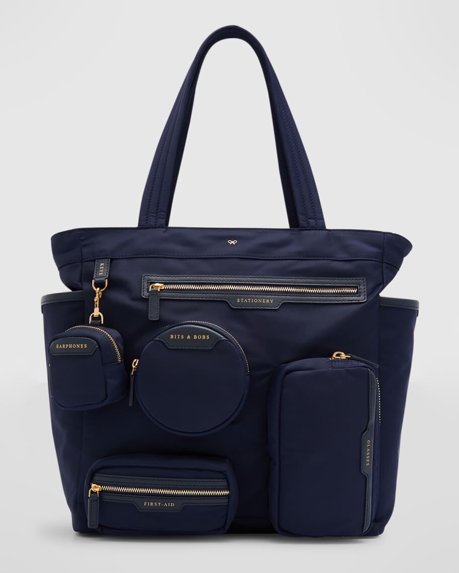 

Большая сумка из переработанного нейлона для работы на дому Anya Hindmarch