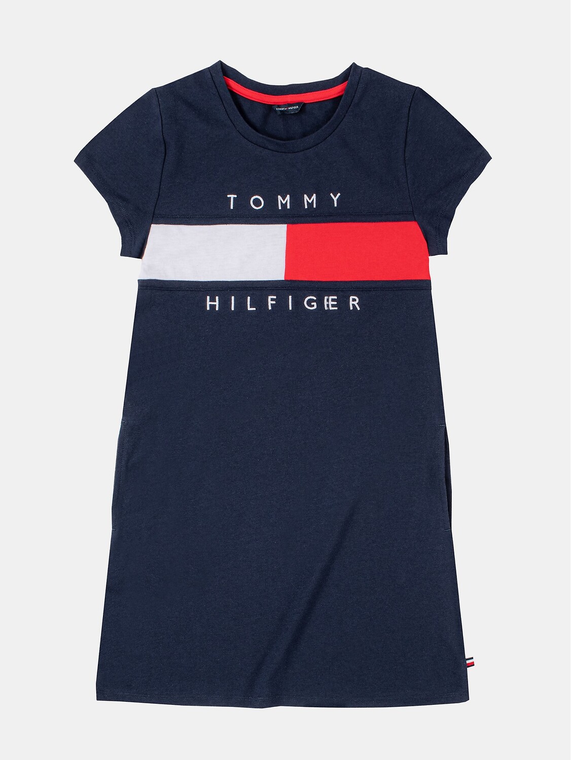 

Детское платье-футболка с флагом Tommy Hilfiger