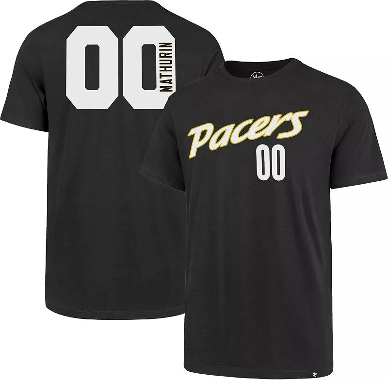 Серая мужская футболка Indiana Pacers '47 Super Rival