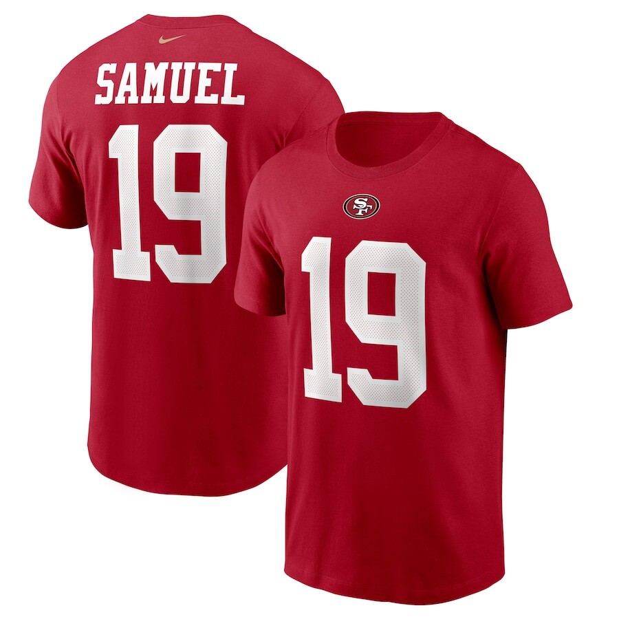 

Футболка с именем и номером Nike San Francisco 49Ers, алый