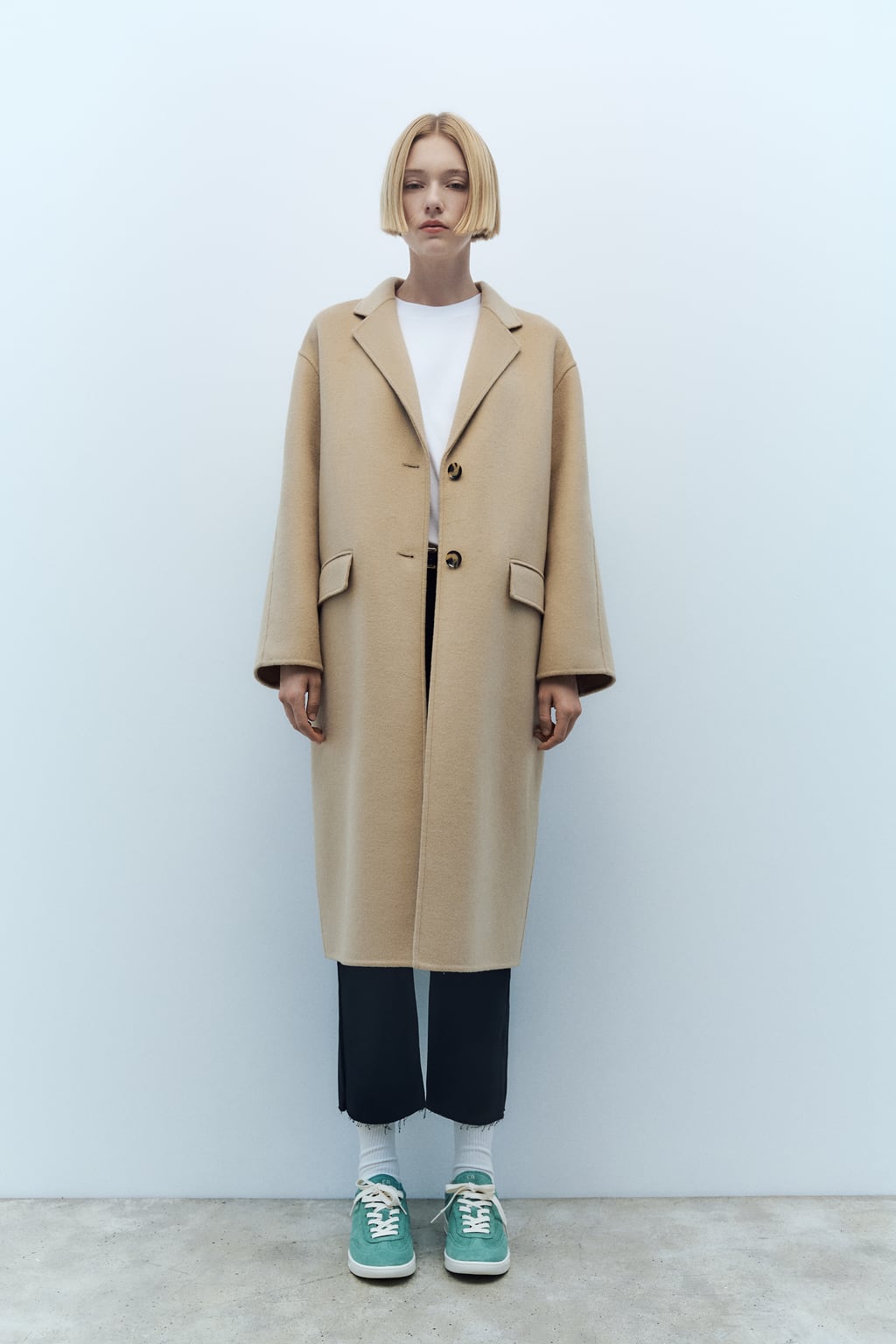 

Кожаные кроссовки ZARA
