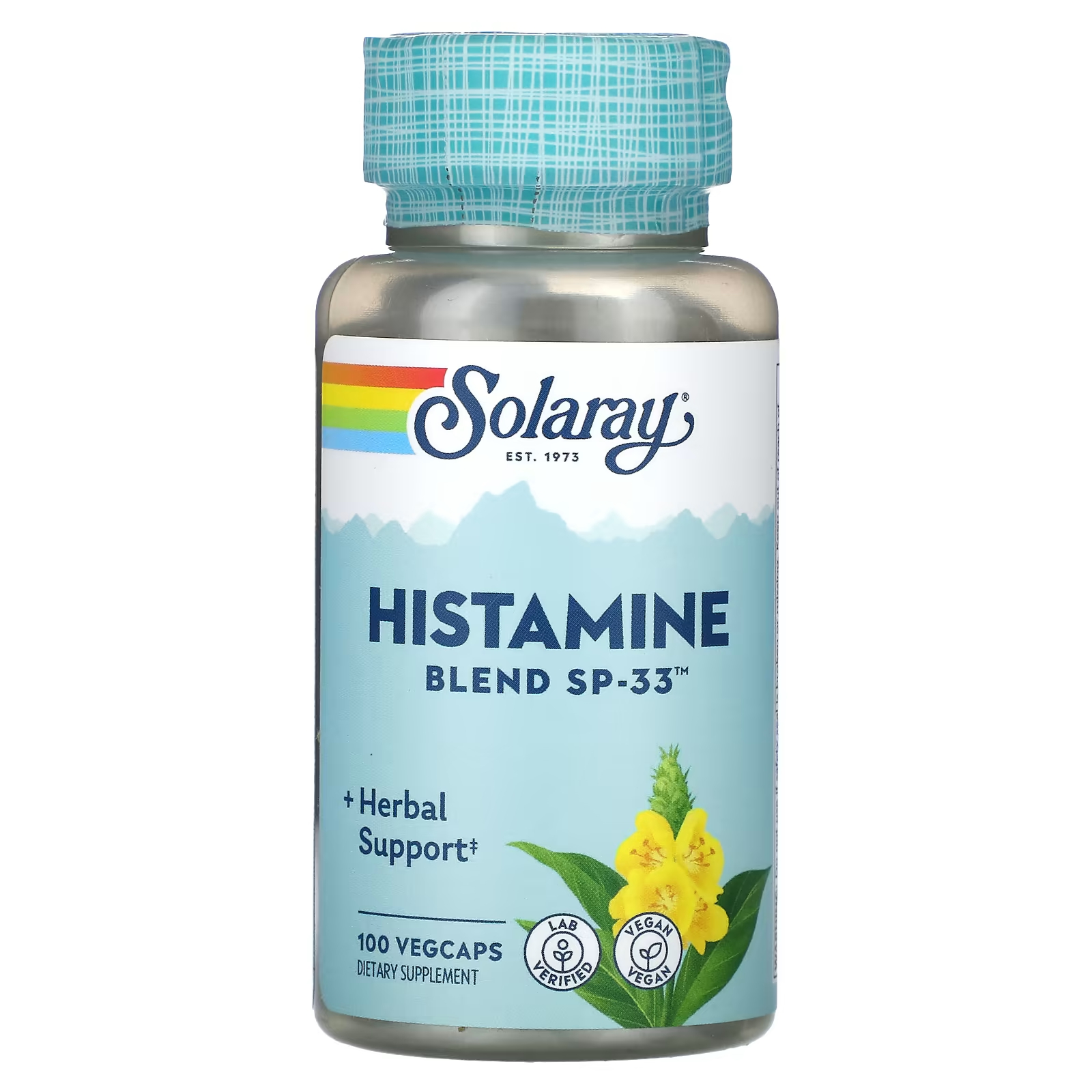 Solaray Гистаминовая смесь SP-33, 100 растительных капсул solaray immuboost смесь sp 21 100 растительных капсул