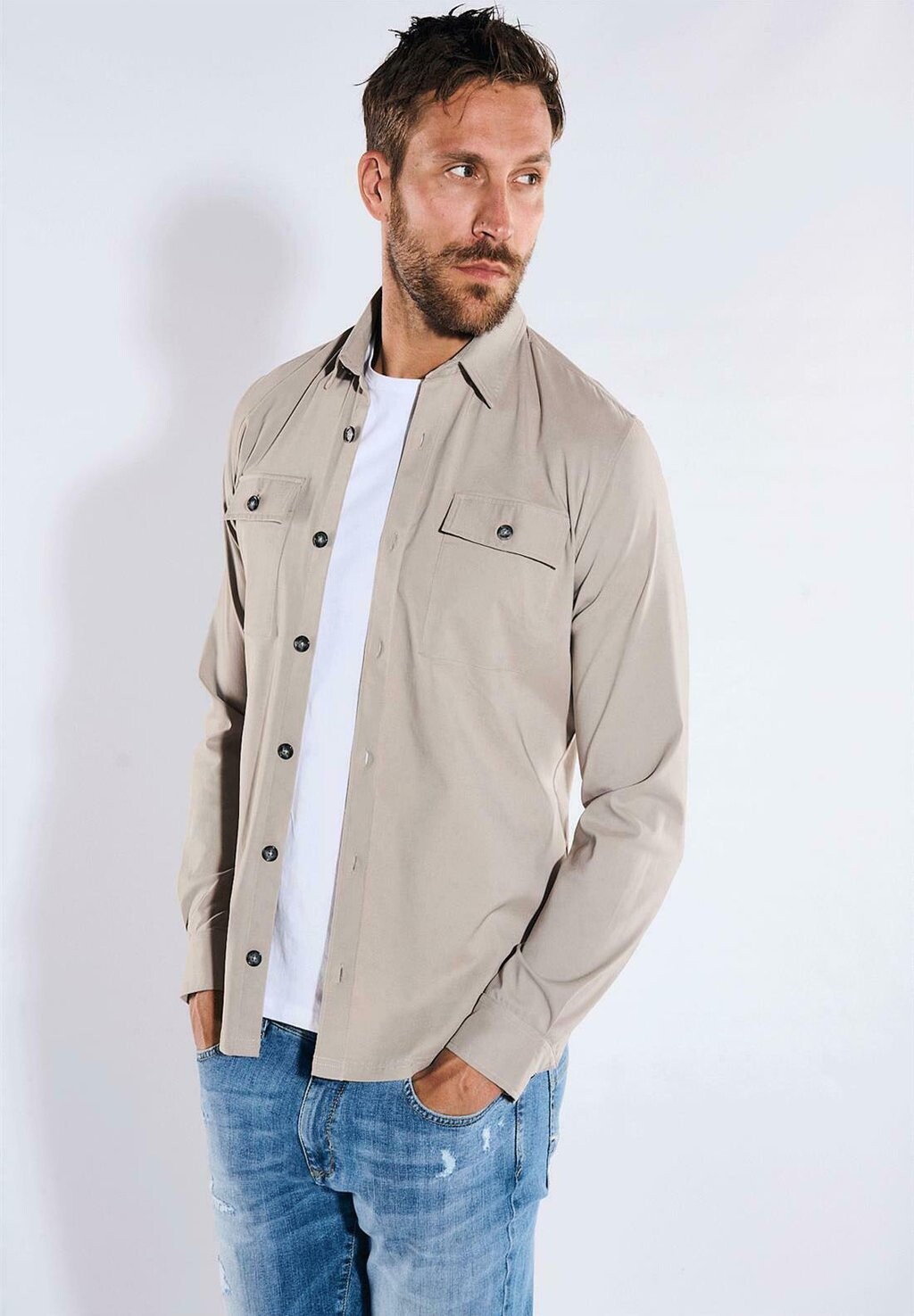 

Рубашка UNI UNI Emilio Adani, цвет beige