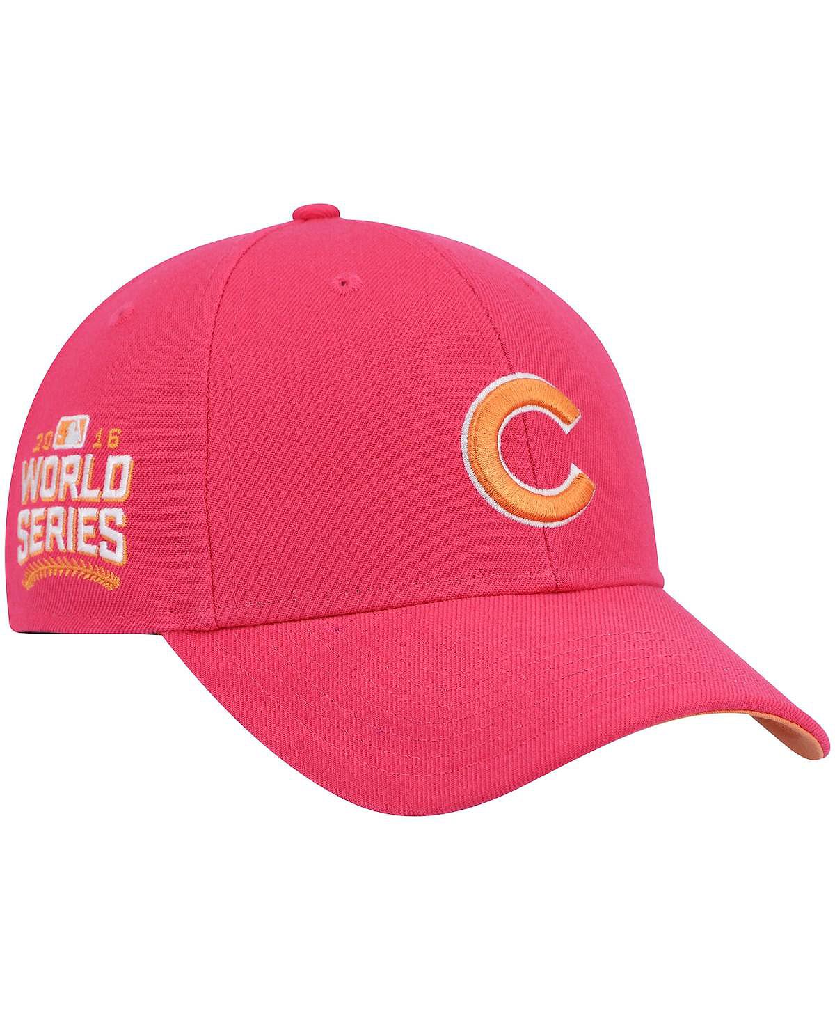 Мужская пурпурная кепка Snapback MVP Chicago Cubs World Series 2016 Mango Undervisor '47 Brand