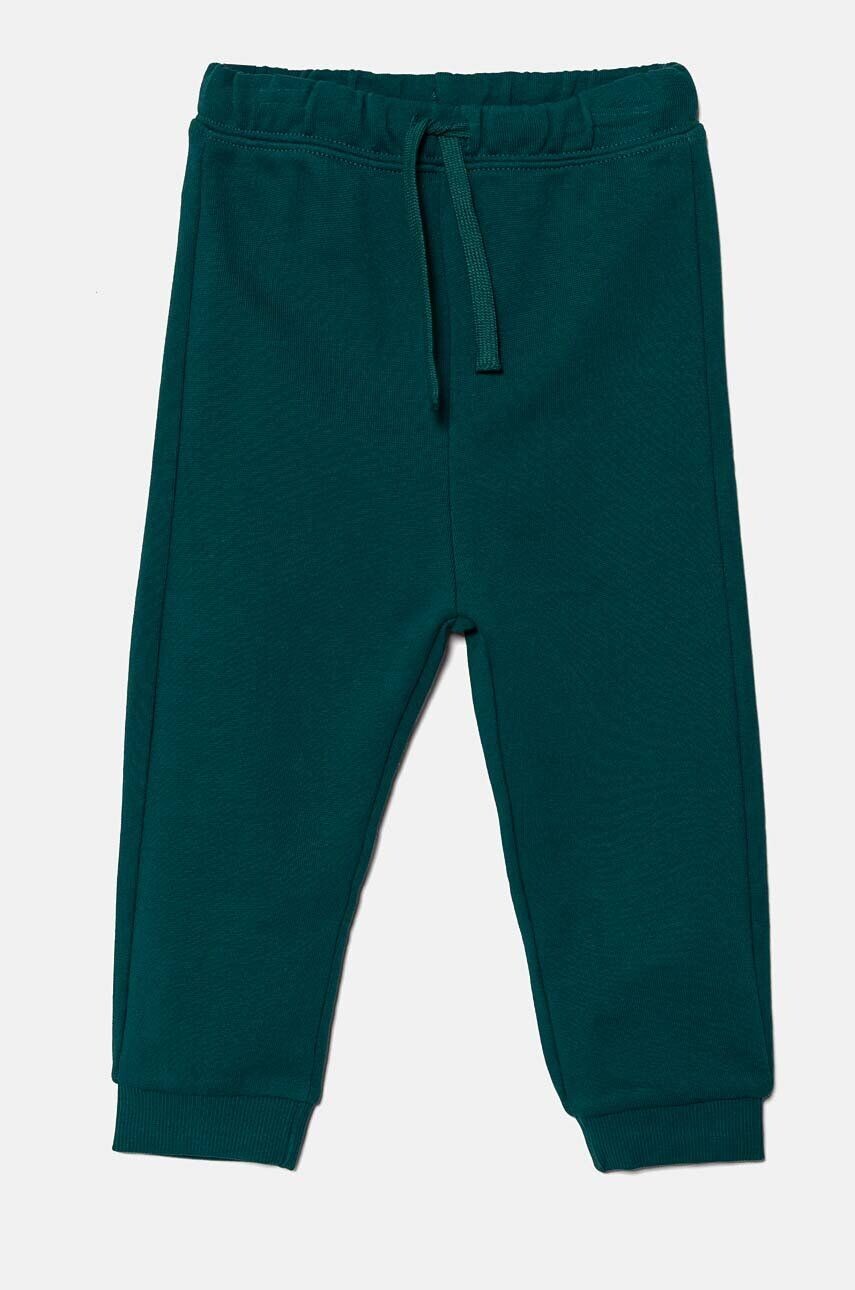 

Хлопковые спортивные брюки для мальчиков United Colors of Benetton, зеленый