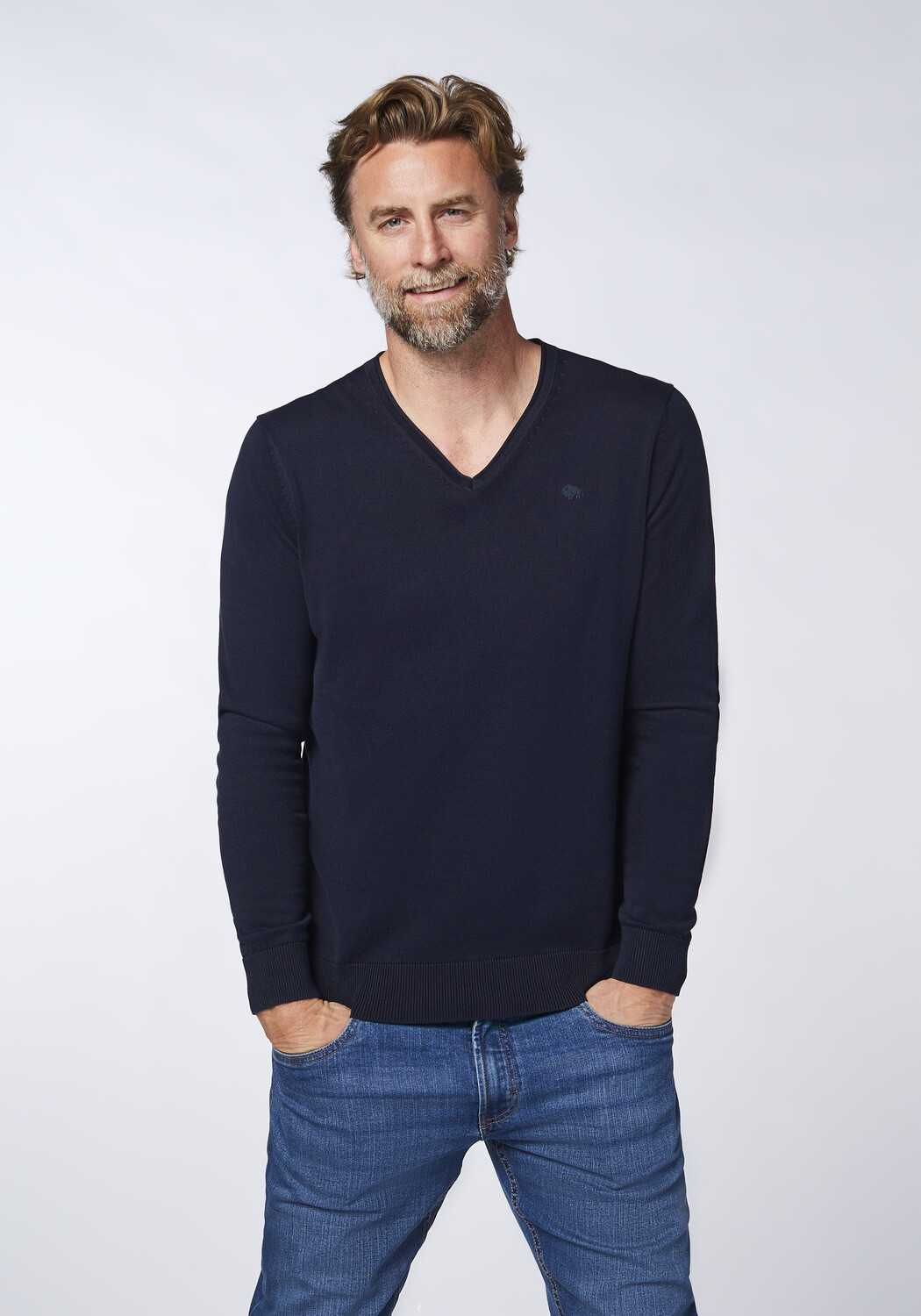 

Пуловер Colorado Denim Strick, синий