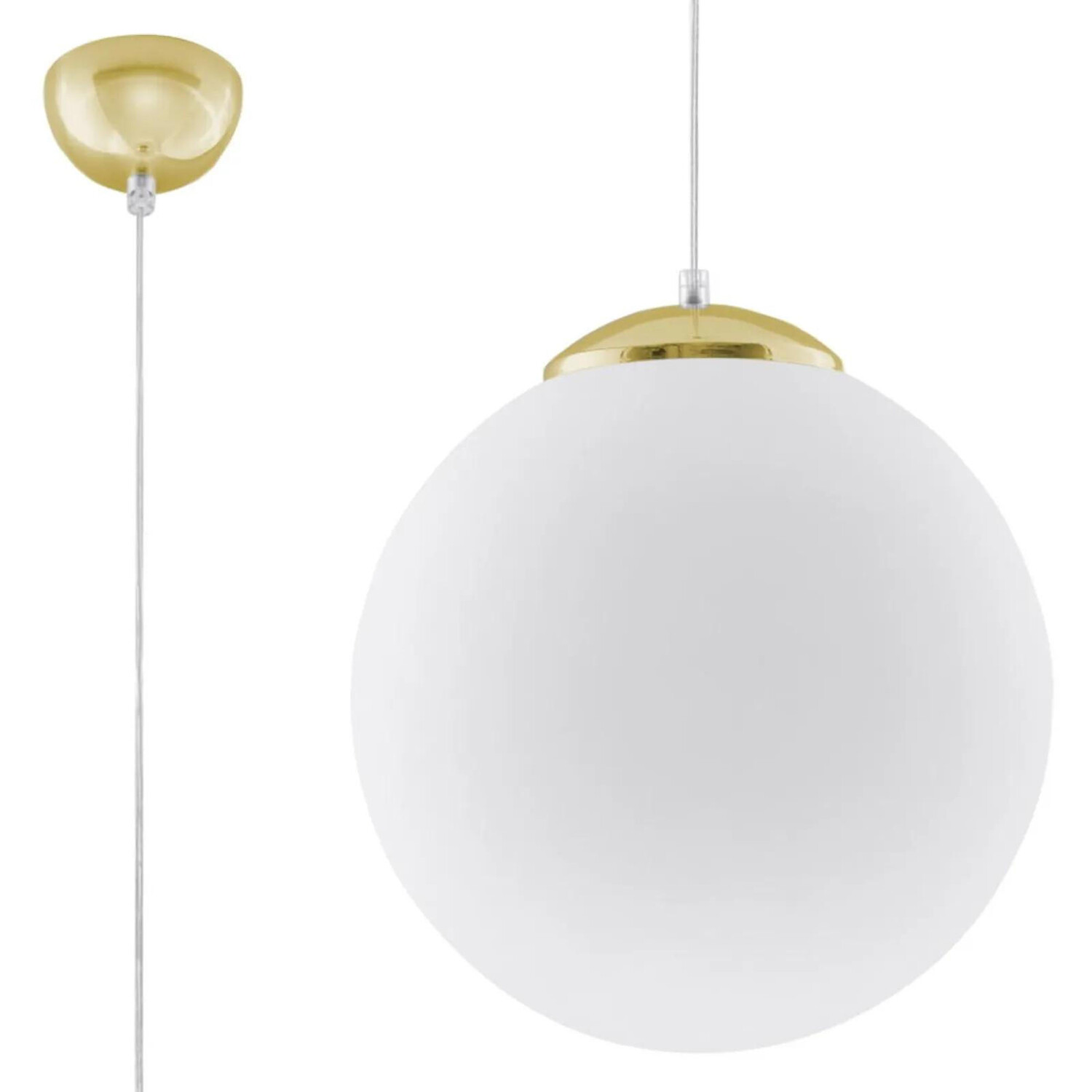 

Подвесная лампа famlights, 15x15x120 см, белый/золотой