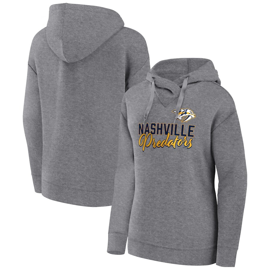 

Пуловер с капюшоном Fanatics Branded Nashville Predators, серый