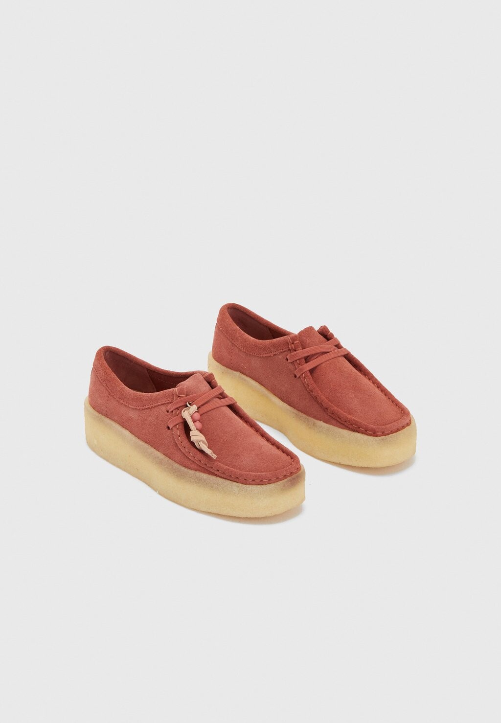 

Спортивные туфли на шнуровке Wallabee Cup Clarks Originals, цвет terracotta