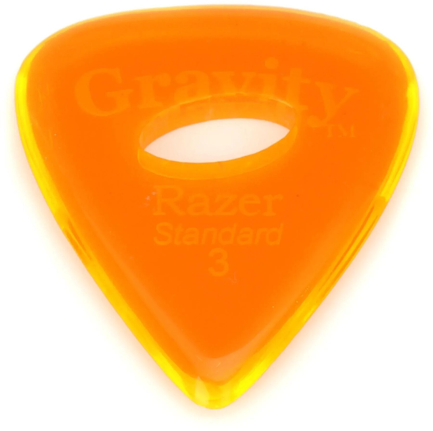 

Gravity Picks Razer — стандартный размер, 3 мм, с овальной ручкой