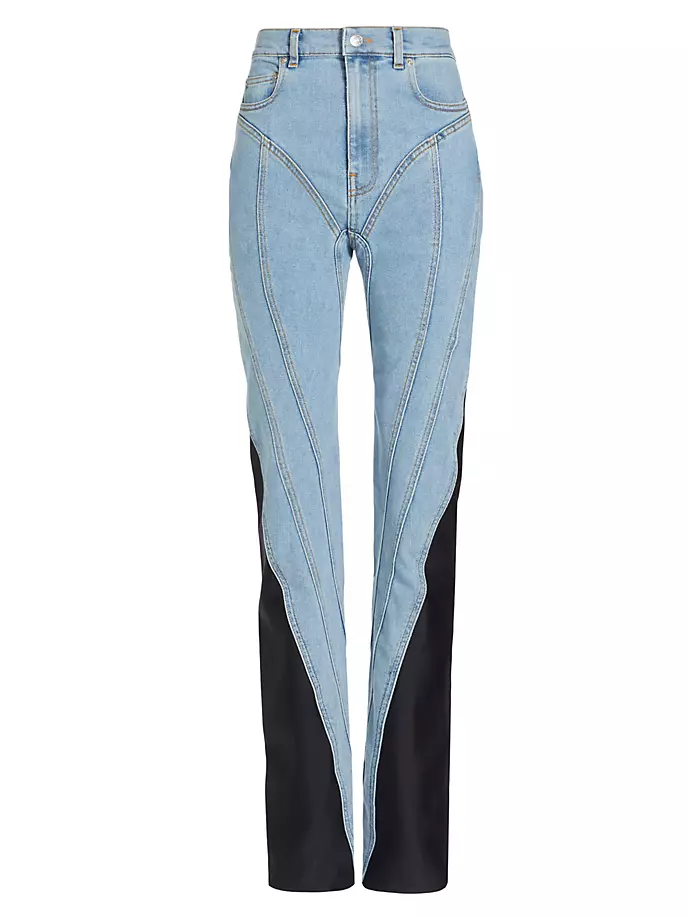 

Джинсы Spiral Mix Media Mugler, черный