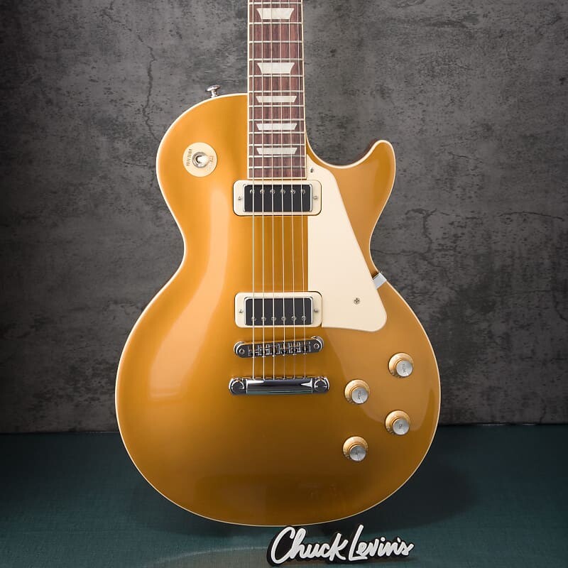

Электрогитара Gibson Les Paul Deluxe 70s Electric Guitar - Goldtop - #228110024