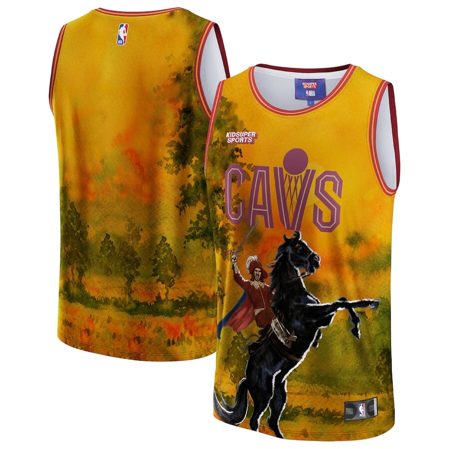 

Джерси KidSuper Cleveland Cavaliers, золотой