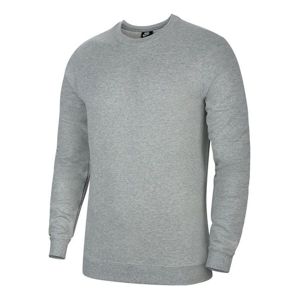 Толстовка Nike Sportswear French Terry Long Sleeve Sweatshirt 'Grey', серый