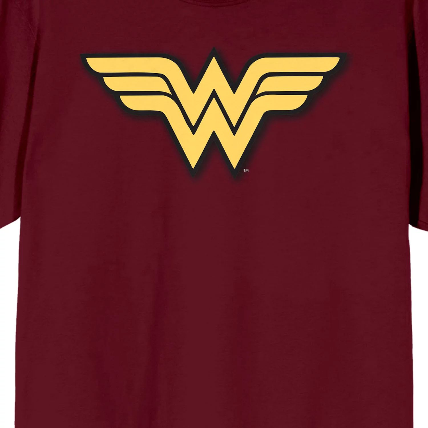 Мужская желтая футболка с логотипом Wonder Woman Licensed Character