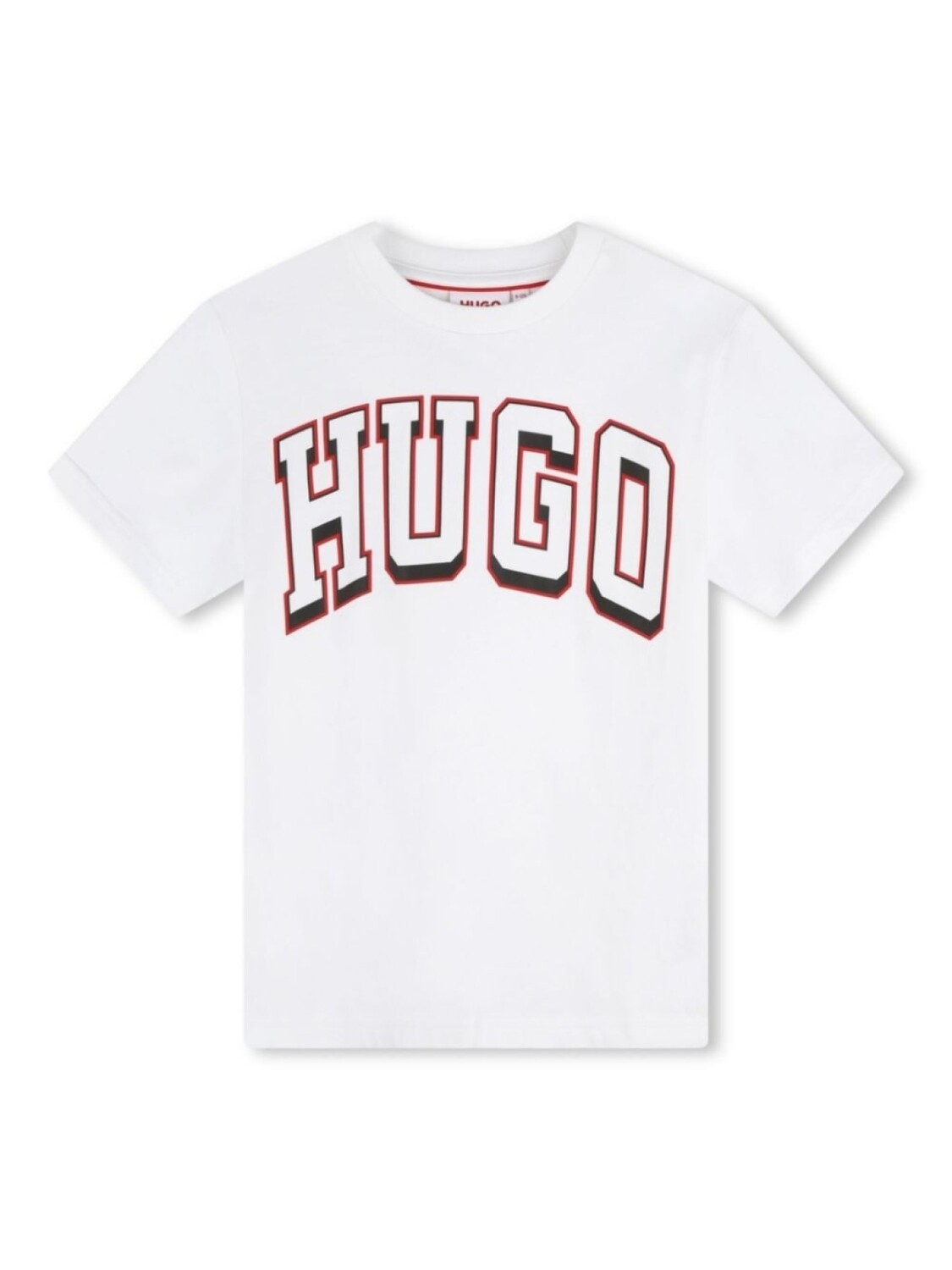 

HUGO KIDS футболка с логотипом, белый