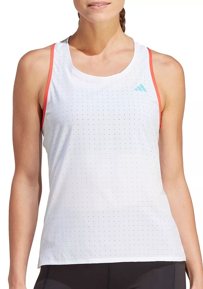 

Женская майка для бега Adidas Adizero, белый