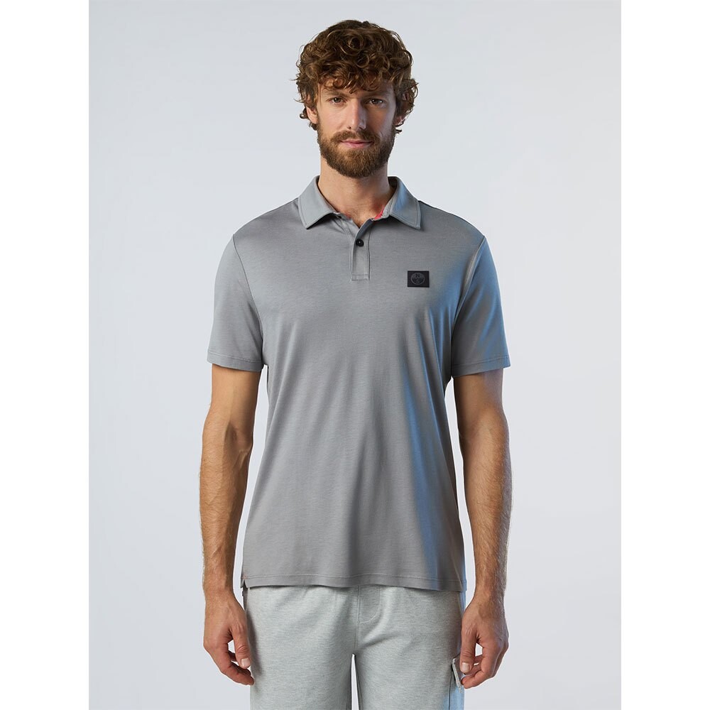 

Поло North Sails Tencel Jersey, серый