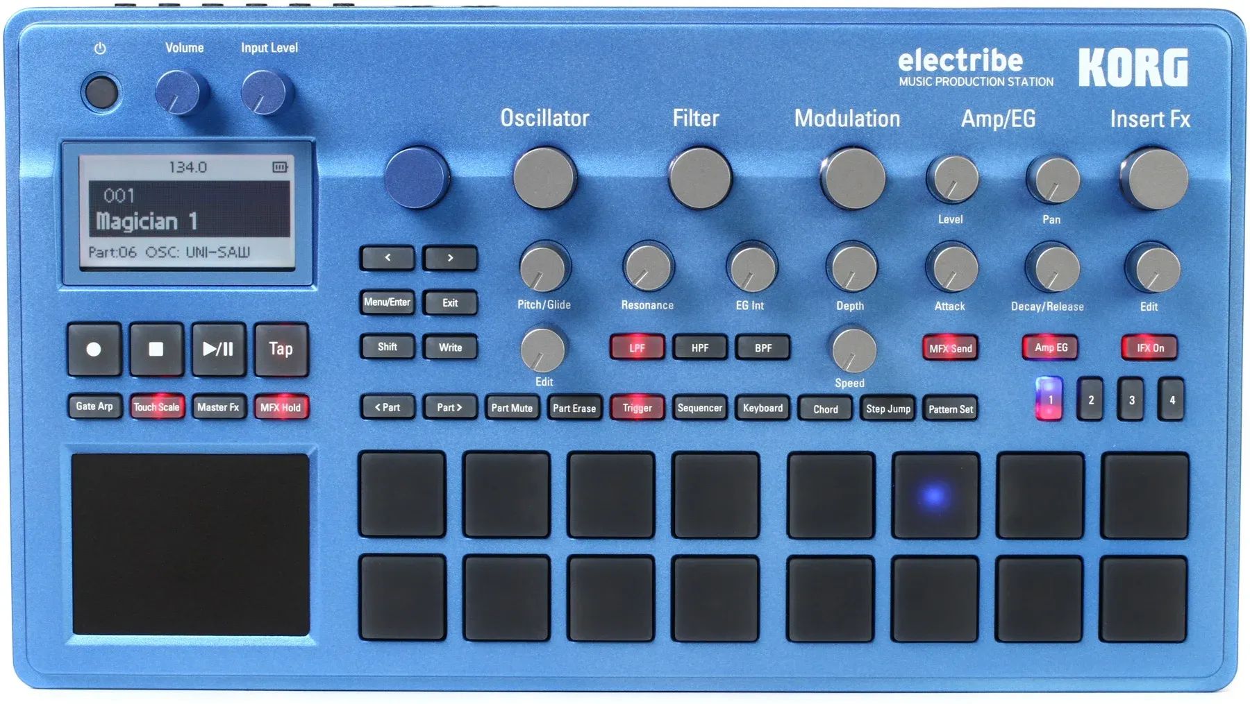 

Korg Electribe — Синий металлик