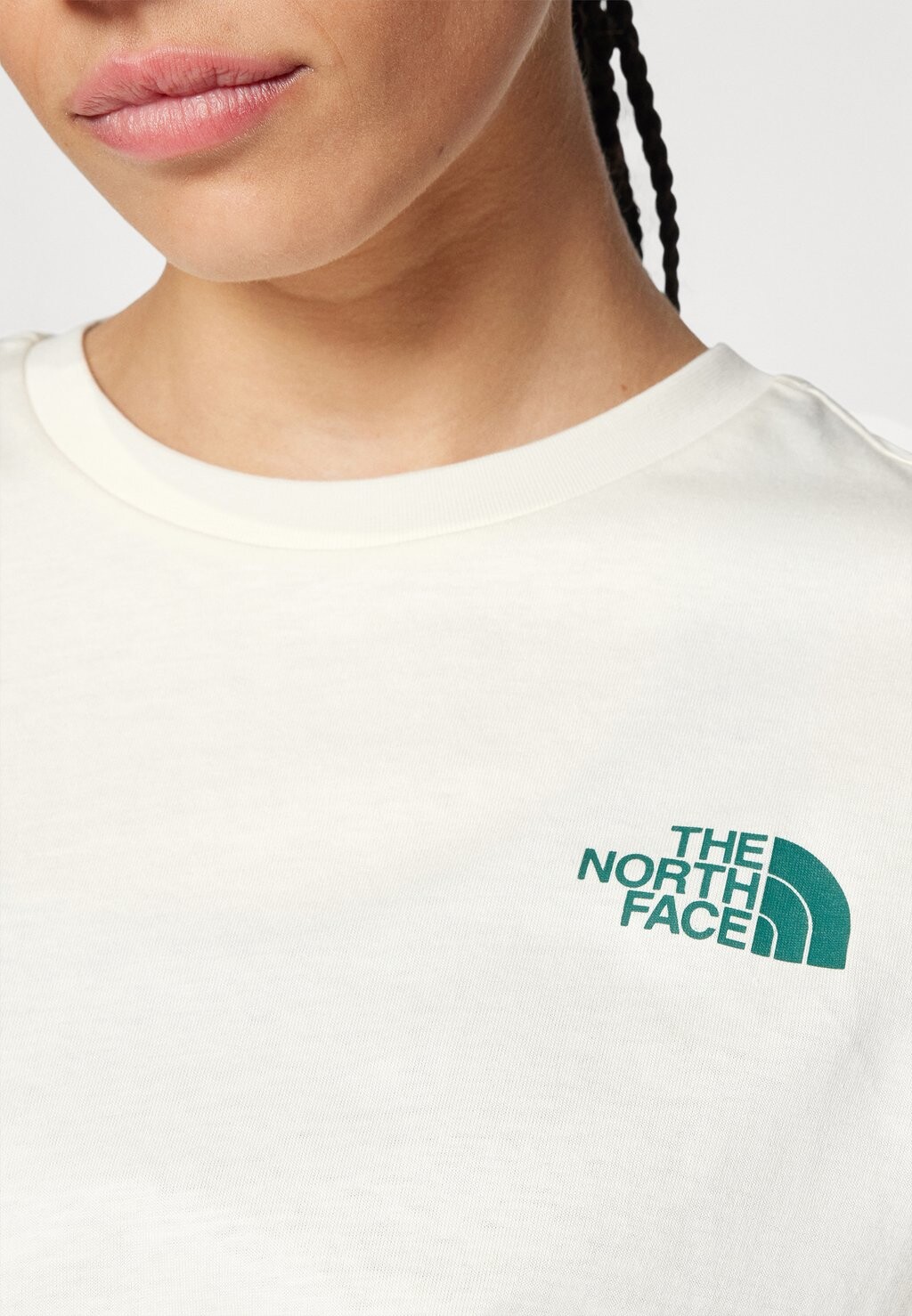 

Футболка с принтом RELAXED REDBOX TEE The North Face, бежевый
