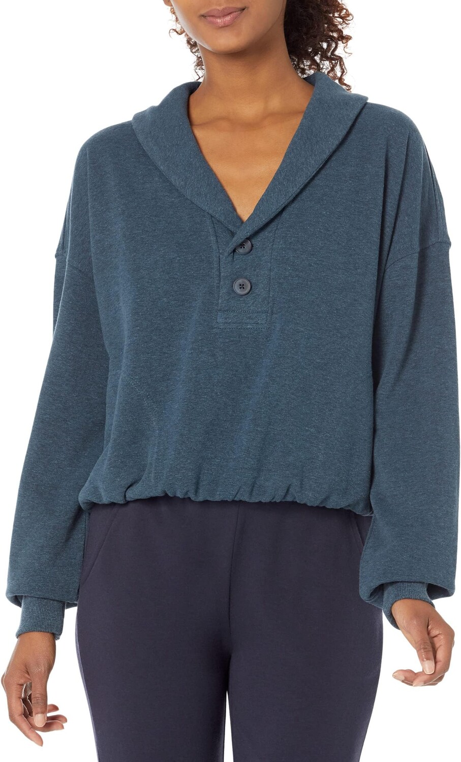 

Толстовка Cozy Up Michie Top Prana, цвет Dark Sky Heather