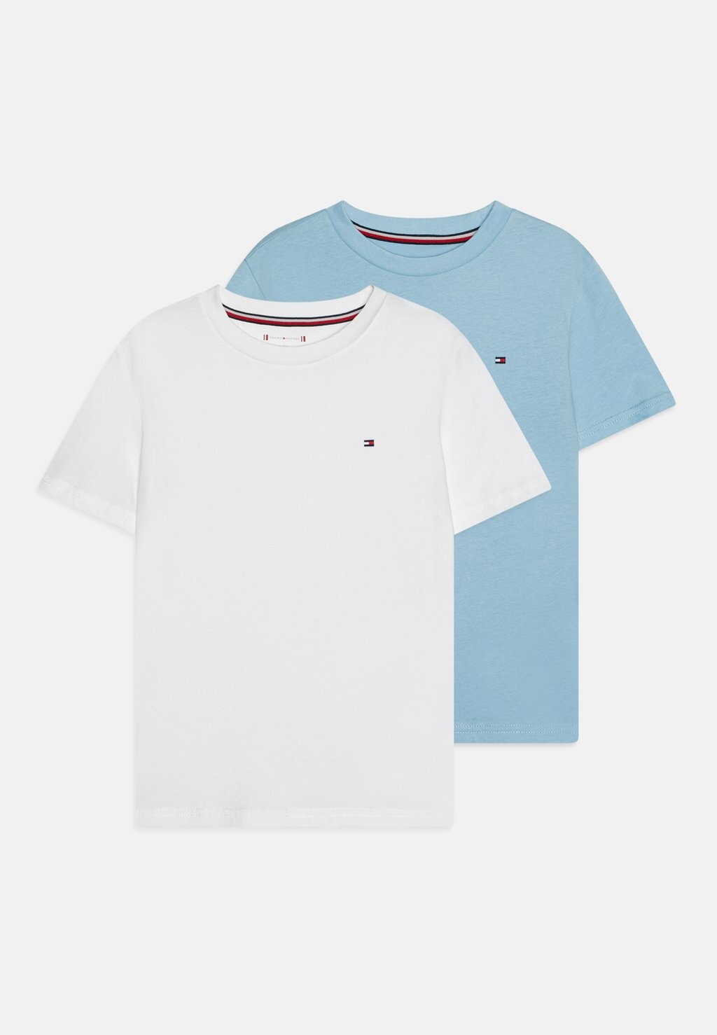 

Футболка базовая TEE 2 PACK Tommy Hilfiger, цвет white/well water blue