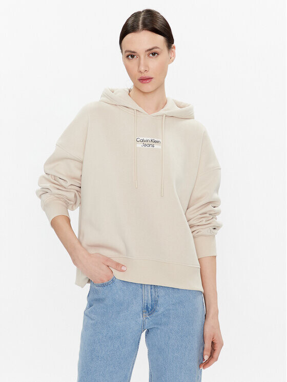 

Толстовка свободного кроя Calvin Klein, бежевый